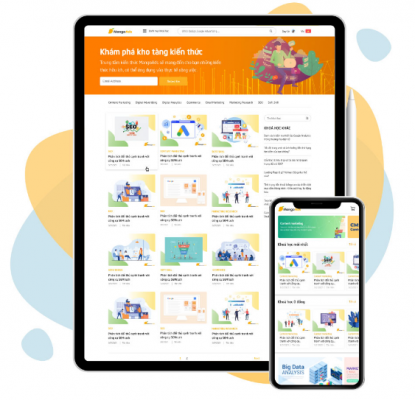 MGE - nền tảng dạy học trực tuyến cho trung tâm bao gồm web - app
