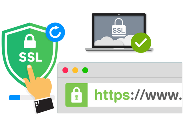 SSL là hình thức bảo mật bằng cách mã hóa lượng truy cập