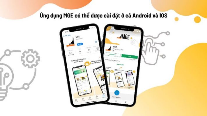 App LMS cho doanh nghiệp MGE có trên nền tảng iOS và Android