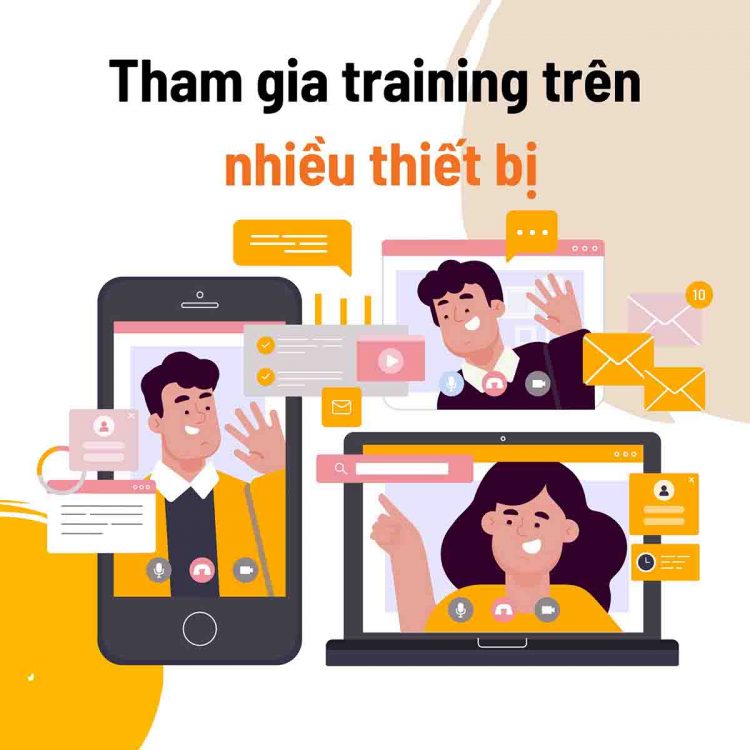 tham gia traning trên nhiều thiết bị