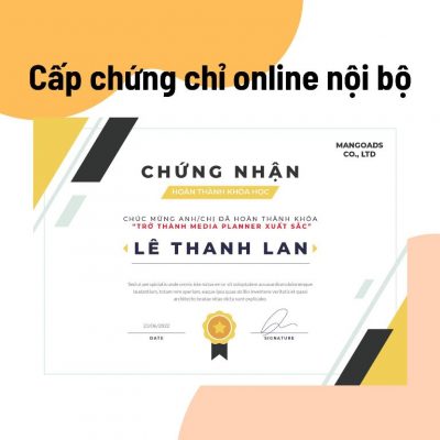 Tính năng cấp chứng chỉ góp phần tạo động lực học tập cho nhân viên