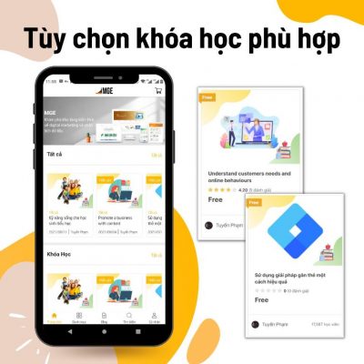 Xây dựng các khóa học theo từng mục đích sử dụng