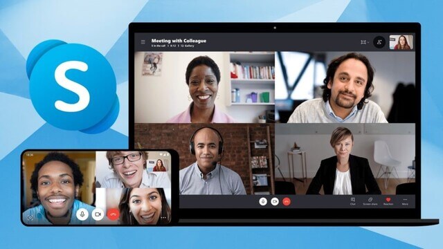 Skype cho phép chia sẻ thông tin trực tuyến một cách miễn phí