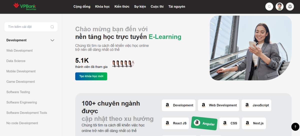 Nền tảng học trực tuyến E-Learning
