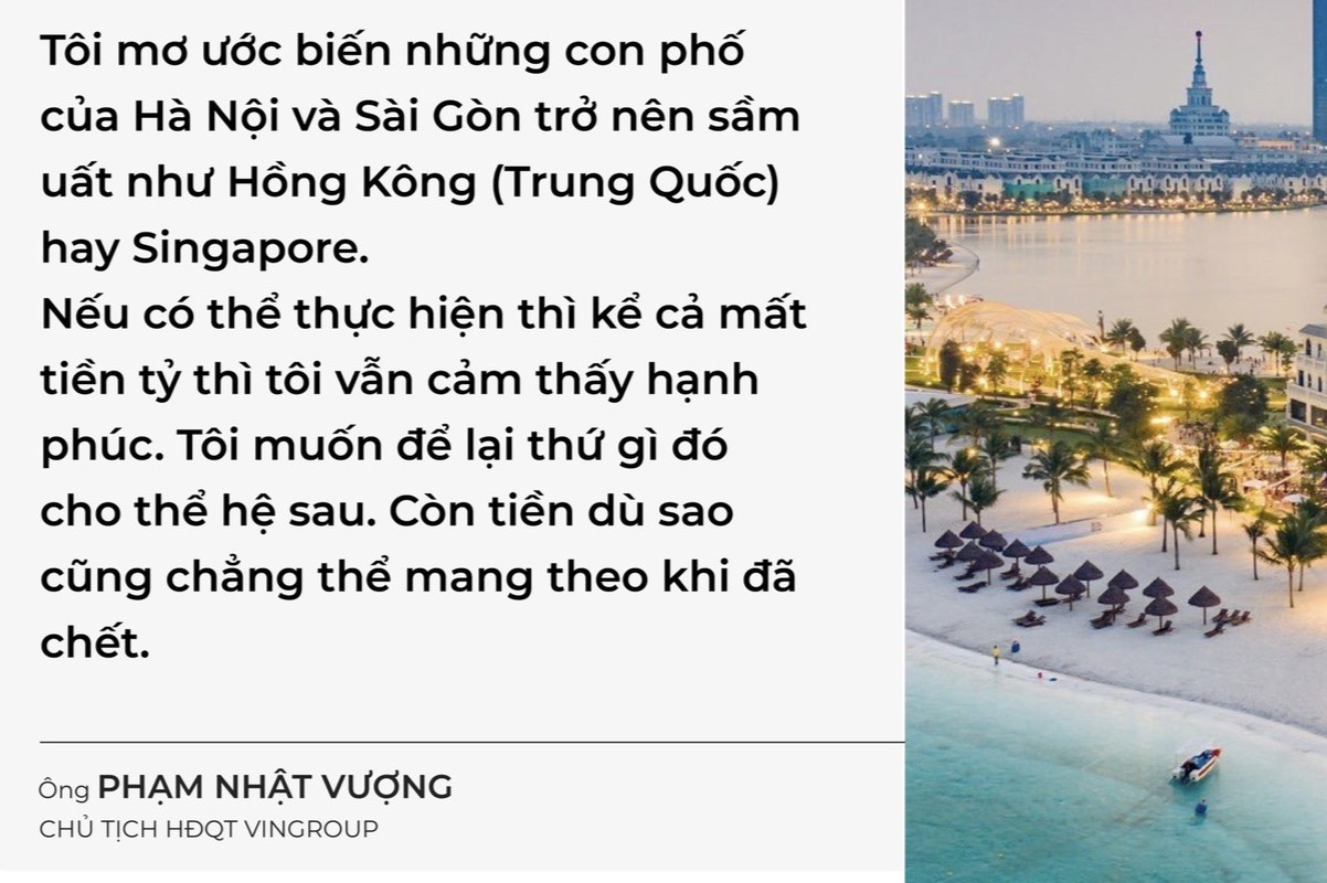 Mọi hoạt động kinh doanh của Vingroup đều hướng về quê hương đất nước
