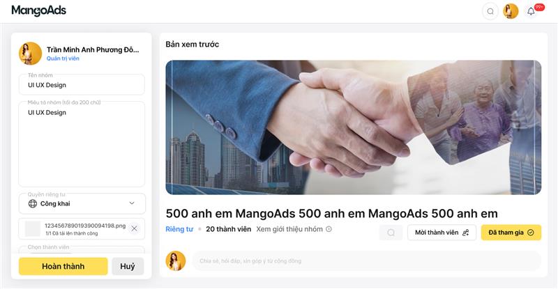 Nền tảng hỗ trợ kết nối, truyền thông và lan tỏa văn hóa trong nội bộ doanh nghiệp.